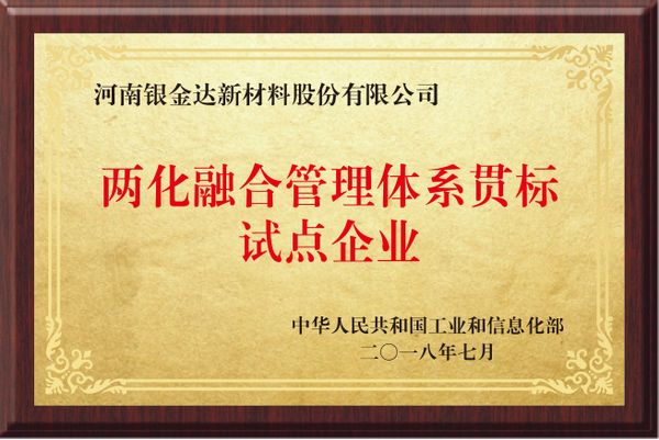 兩化融合管理體系貫標(biāo)試點(diǎn)企業(yè)